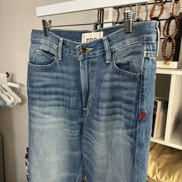 BDG Blue Straight Jeans with Distressed Details VINTAGE SLIM FIT urban outfitter - Picture 5 of 8